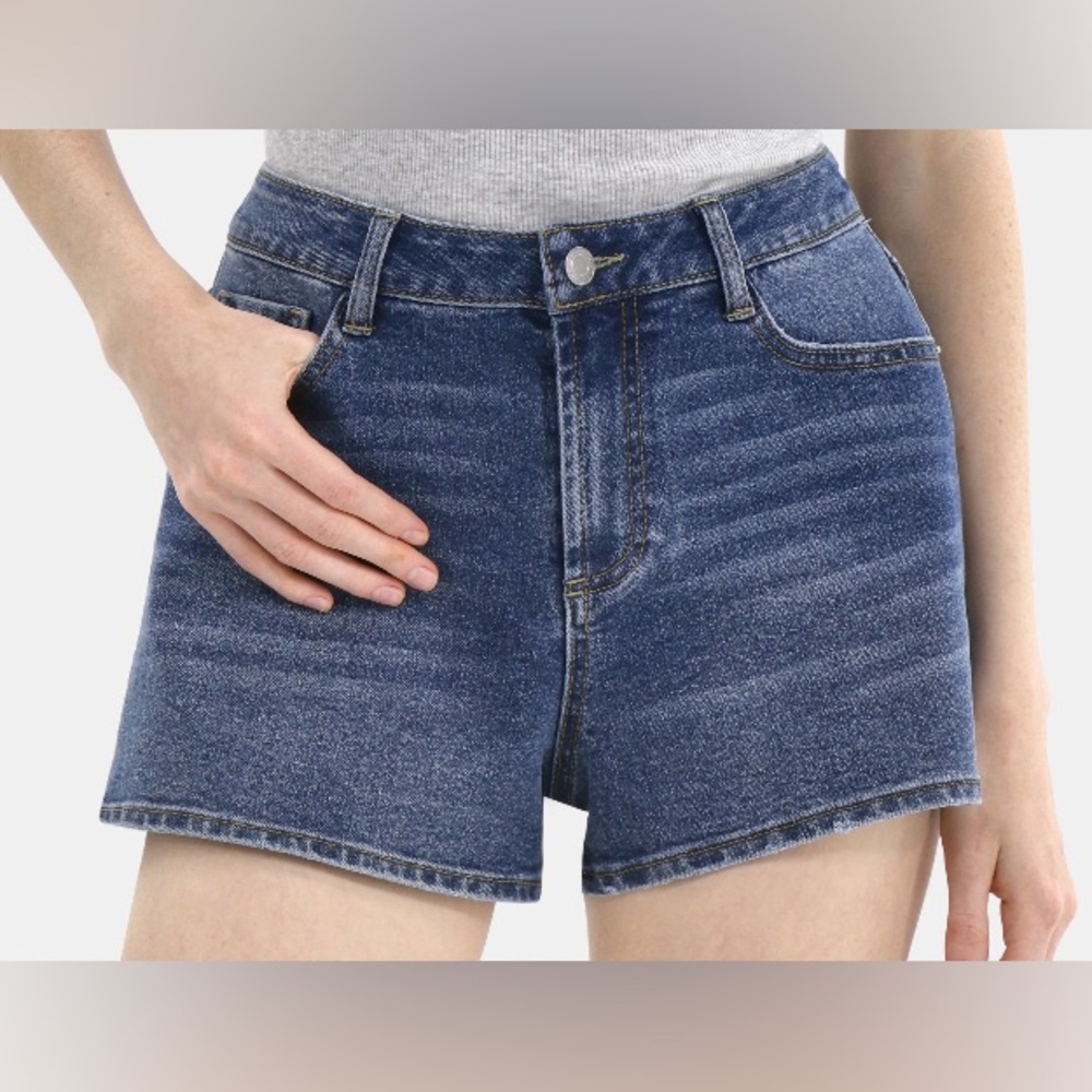 Denim Mom Shorts, 2.25'' Inseam